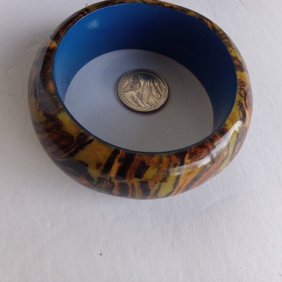 Ginormous Lot of 7 Beautiful Brown Bangles!! - Picture 3 of 11